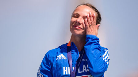 «Χρυσή» η Αντιγόνη Ντρισμπιώτη στο βάδην στο Ευρωπαϊκό Πρωτάθλημα -Δάκρυσε στην ανάκρουση του Εθνικού Ύμνου - «Ήταν εκπλήρωση καριέρας»